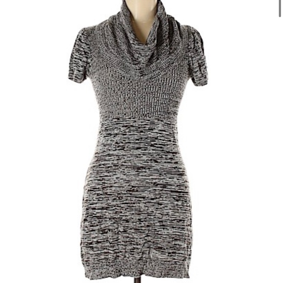 Sequin Hearts turtleneck knit sweater dress small - Picture 1 of 6